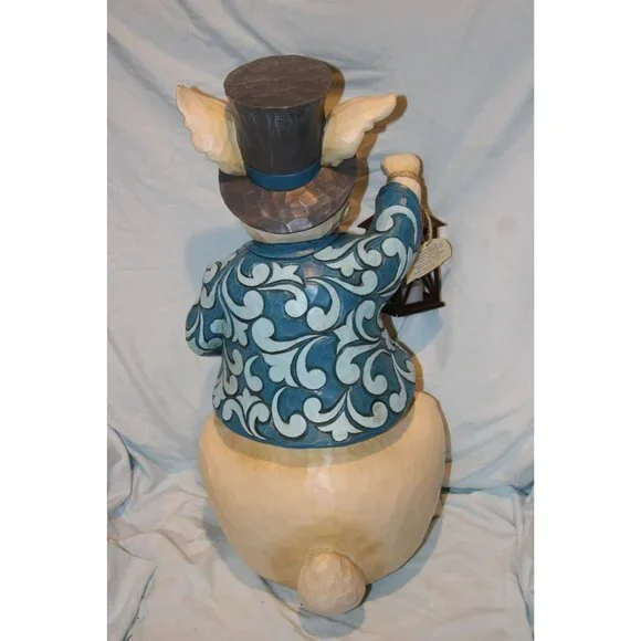 Jim Shore Easter Bunny 19" Heartwood Creek w/ Lighted Lantern 6003367 2018 - Picture 5 of 7